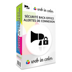 boite alerte connexion au back office prestashop